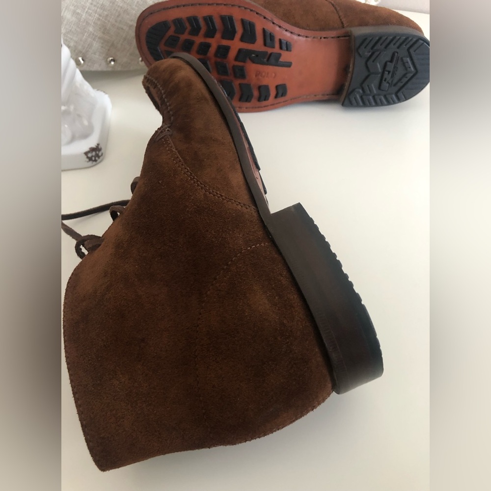 polo ralph lauren karlyle suede chukka boot